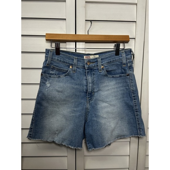 Levi's Signature Heritage High Rise Stretch Cutoff Shorts Women's Size 8/29 - Picture 1 of 9